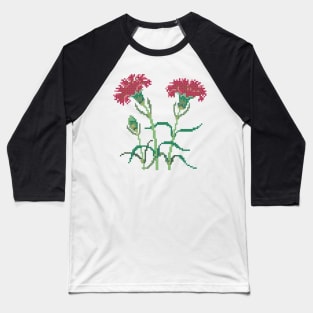 Ohio State Flower Carnation Baseball T-Shirt